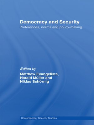 cover image of Democracy and Security